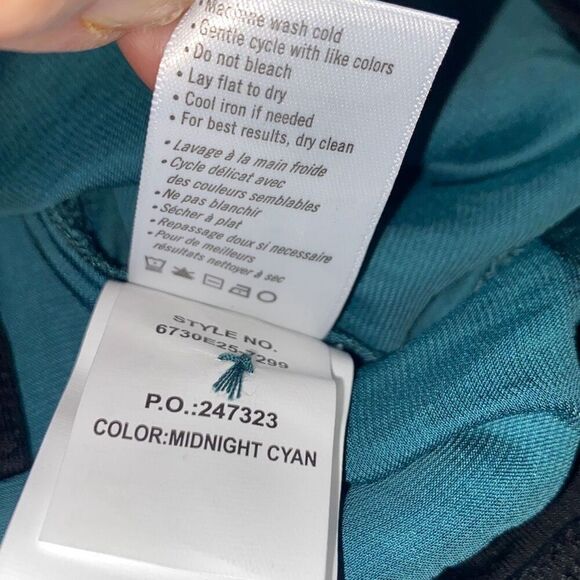 Paige Sevilla  Drapey Sleeve Crossover V-Neck Long Sleeve Bodysuit‎ Green XS - Picture 14 of 16